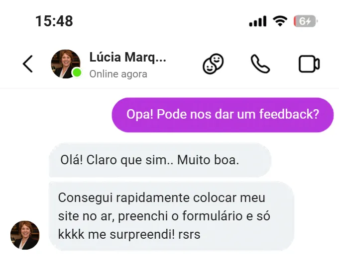 Feedback de cliente 2