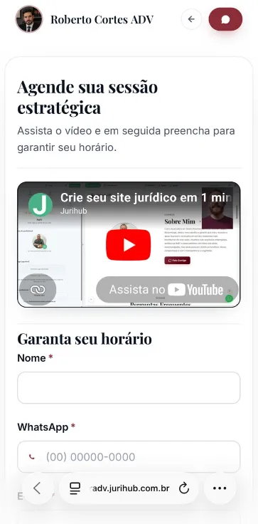 Formulários integrados